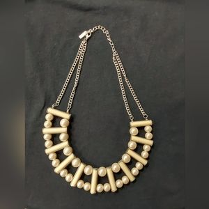 Mikasa Pearl and Ivory Bib Style Necklace